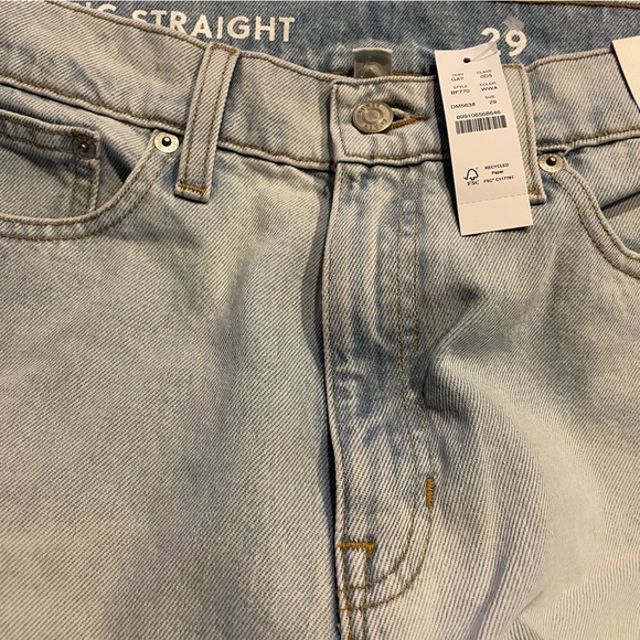 J.CREW 90’s Straight High Rise Jeans NWT Size 29 Waterside Wash - Picture 12 of 13